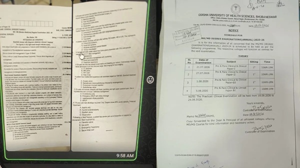 ओडिशा में Medical PG Paper Leak! परीक्षा के दौरान WhatsApp पर वायरल हुआ पेपर, जांच शुरू