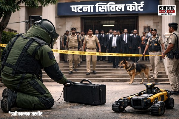 पटना सिविल कोर्ट को RDX से उड़ाने की धमकी, जज-वकीलों को निकाला गया बाहर, हाई अलर्ट
