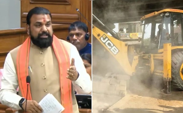 बिहार में बुलडोजर अभियान तेज, CM सम्राट चौधरी का घर भी नहीं बचा