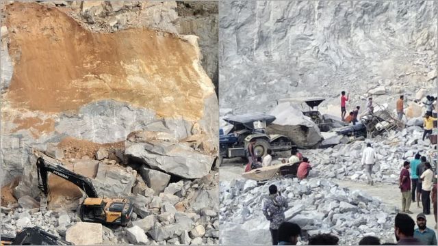 बेंगलुरु की पत्थर खदान में बड़ा हादसा: चट्टान गिरने से बिहार के 7 मजदूरों की मौत